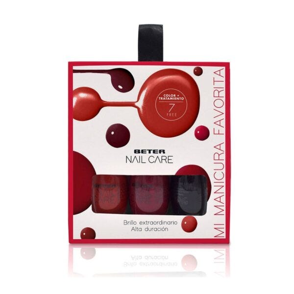 Beter Red Lover Nail Care Kit Youth Color Red Nail Polishes Vegan Pro-Age Complex