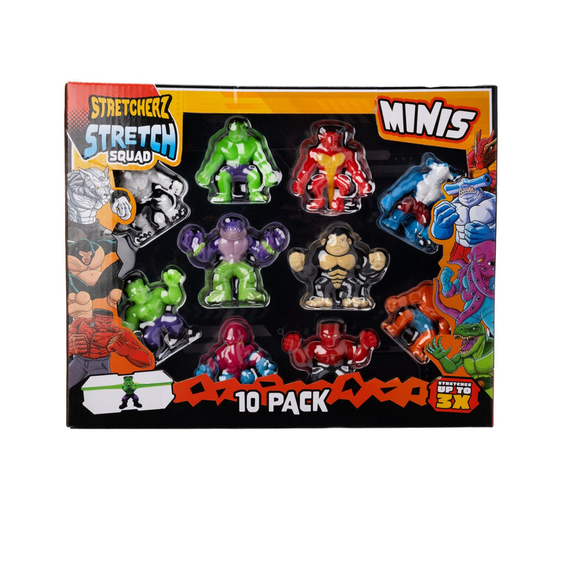Stretcherz Stretch Mini Beasts, Stretchable Imaginative Play Toys, 10-Pack