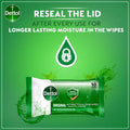 Dettol Original Wet Wipes Hand and Skin Cleansing, pH-Balanced, 10 Wipes