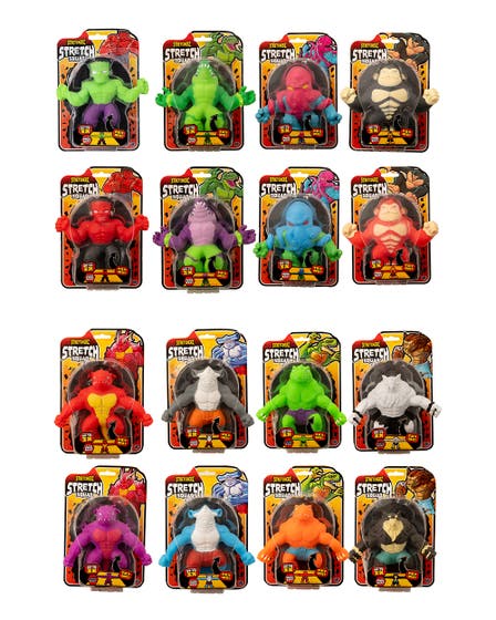 Stretcherz Stretch Characters Stretchable Toy Figure, Assorted Character, 1 Piece