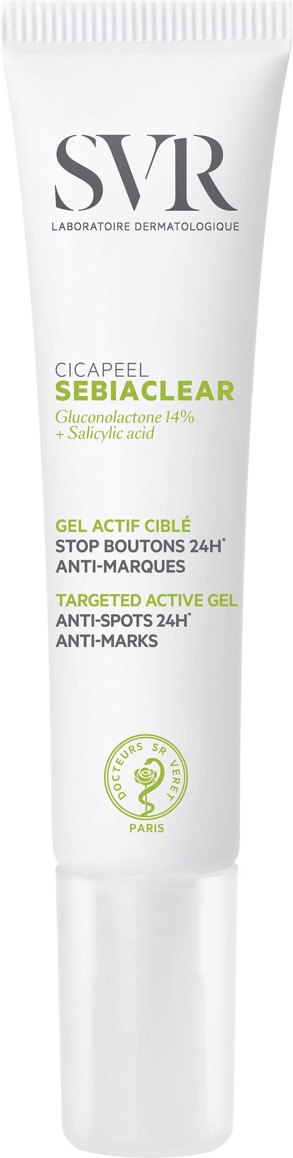 SVR Sebiaclear Cicapeel Targeted Blemish-Clearing Gel, 15 ml
