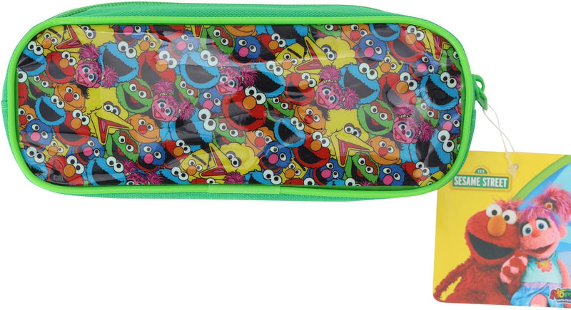 Sesame Street Pencil Case Zipped Closure Green
