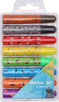 Sesame Street 8-Count Mini Markers, Classic and Pastel Shades