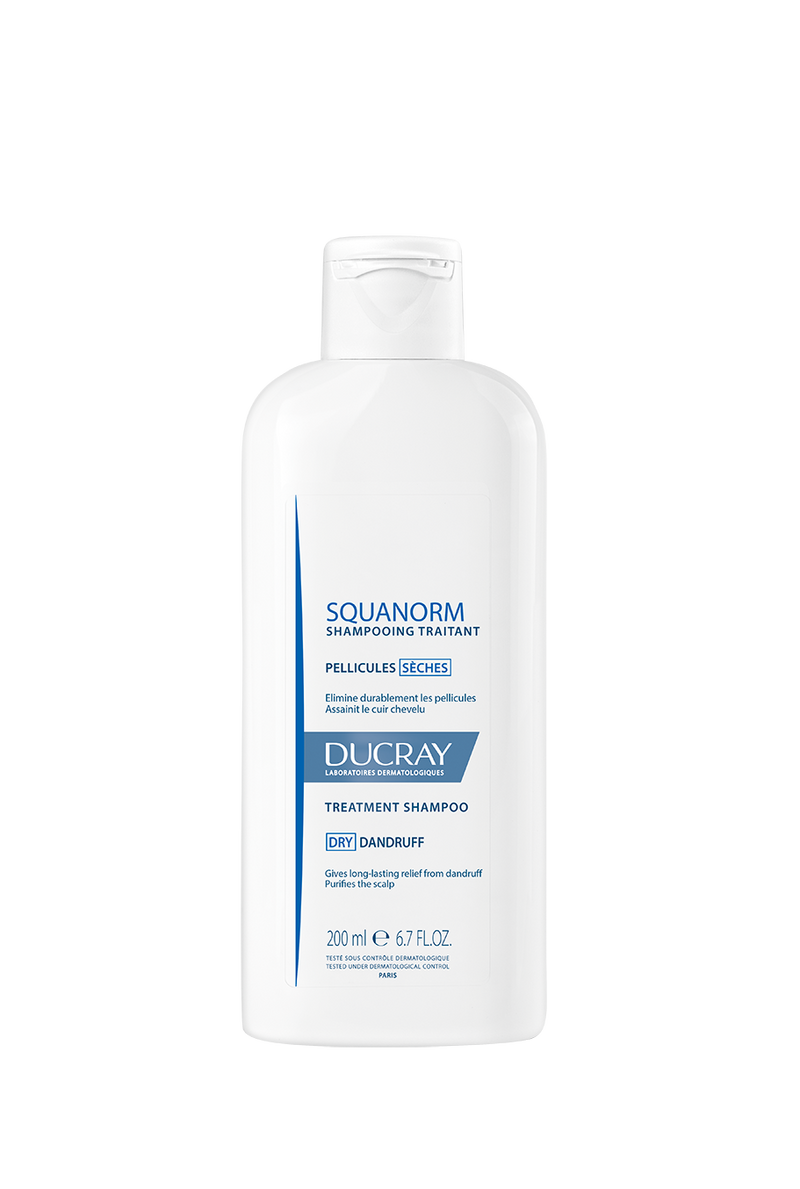 Ducray Squanorm Scalp-Cleansing Shampoo Creamy Formula Dry Flake Care 200 ml