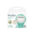 Schick Intuition Aloe Vera Replacement Razor Blades, Built-In Soap, 3 Pack
