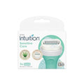 Schick Intuition Aloe Vera Replacement Razor Blades, Built-In Soap, 3 Pack