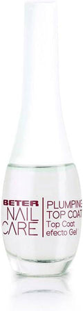 Beter Plumping Top Coat Gel Effect Nail Polish, UV Filter, Semi-Transparent, Quick-Dry