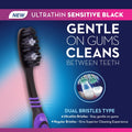 Oral-B Ultrathin Sensitive Extra Soft Black Toothbrush, 1 Count
