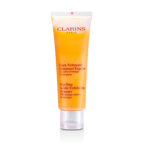 Clarins One-Step Gentle Exfoliating Cleanser Liquid Facial Cleanser Orange Extract 125 ml