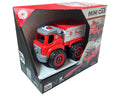 Lei Meng Toys Mini Car DIY Toy Bricks Fire Extinguisher Truck, 28 Pieces, Ages 6+