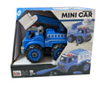 Lei Meng Toys Mini Car DIY Water Rescue Truck Building Set, 27 Pieces, Ages 6+