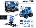 Lei Meng Toys Mini Car DIY Water Rescue Truck Building Set, 27 Pieces, Ages 6+