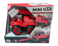 Lei Meng Toys Mini Car DIY Fire Ladder Truck Building Set, 27 Pieces
