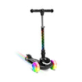 Lit Nova 3-Wheel Lean-to-Steer Scooter Lava LED Wheels Adjustable Handlebar Ages 3-8