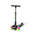 Lit Nova 3-Wheel Lean-to-Steer Scooter Lava LED Wheels Adjustable Handlebar Ages 3-8