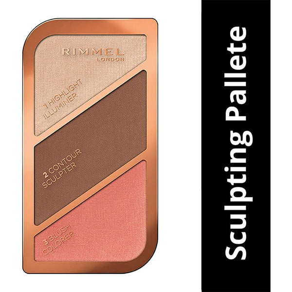Rimmel Kate Moss Sculpting Palette Powder Highlighter Contour Blush Bronze No. 003
