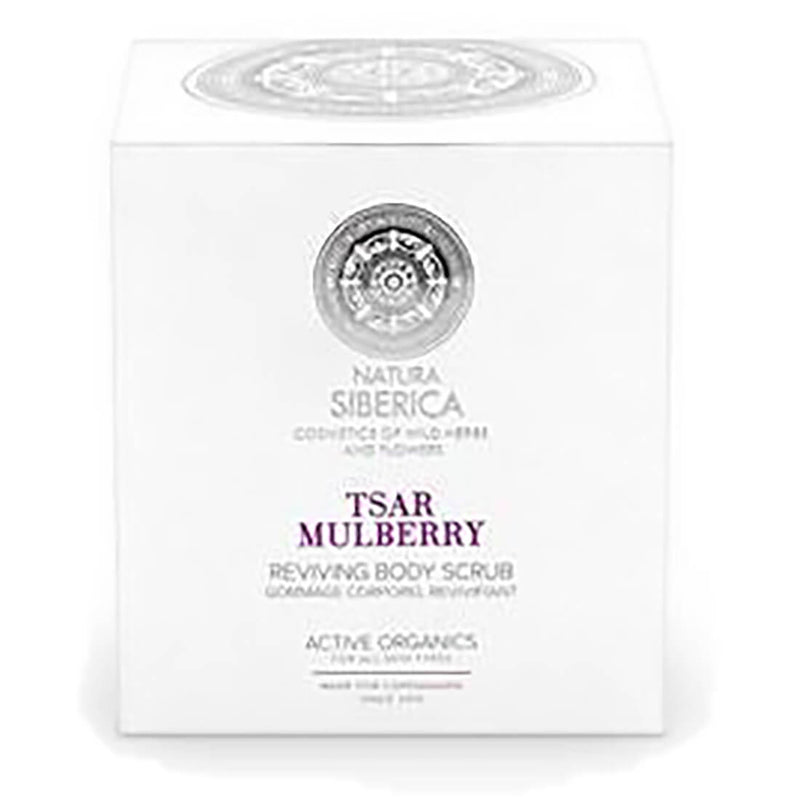 Natura Siberica Reviving Body Scrub Exfoliating Formula Tsar Mulberry 370 ml
