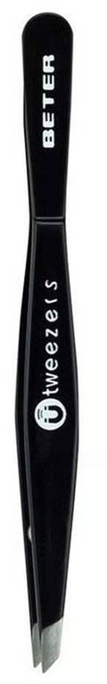Beter Magnetic Slanted Tip Tweezers Black Facial Hair Removal Tool
