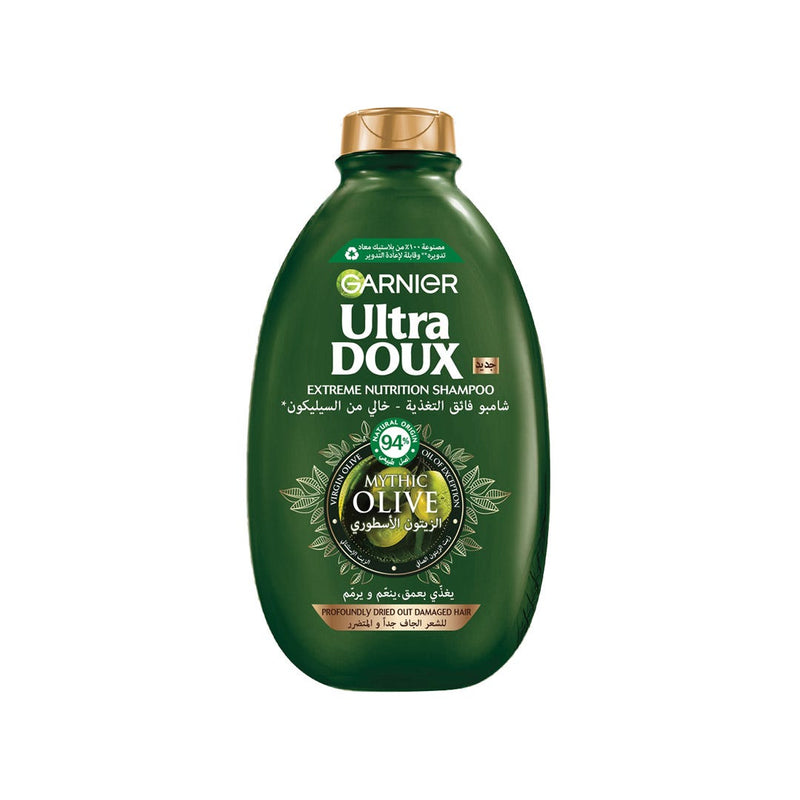 Ultra Doux Shampoo Mythic Olive Liquid Nourishing Formula Dry Hair 400 ml