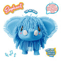 Jiggly Pets Walking Elephant Interactive Musical Toy Blue