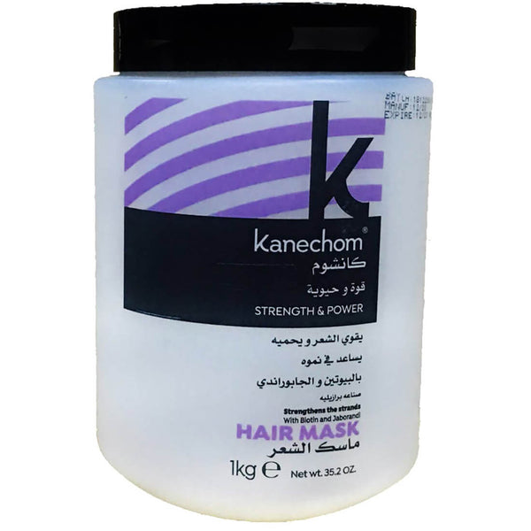 Kanechom Strength & Power Hair Mask Cream Biotin & Jaborandi 1000ml