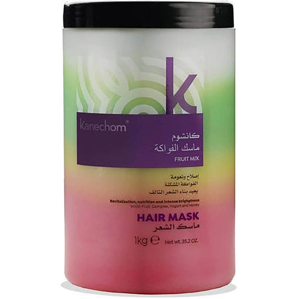 Kanechom Revitalization Hair Mask Mix Fruit Cream Yogurt Honey 1000ml