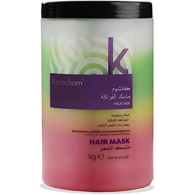 Kanechom Revitalization Hair Mask Mix Fruit Cream Yogurt Honey 1000ml
