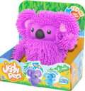 Jiggly Pets Walking Koala Toy Purple Rubbery Sound Effects