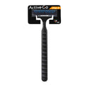 Active Go Rubber Grip 2-Blade Razor with Aloe Vera and Vitamin E, 1 Piece