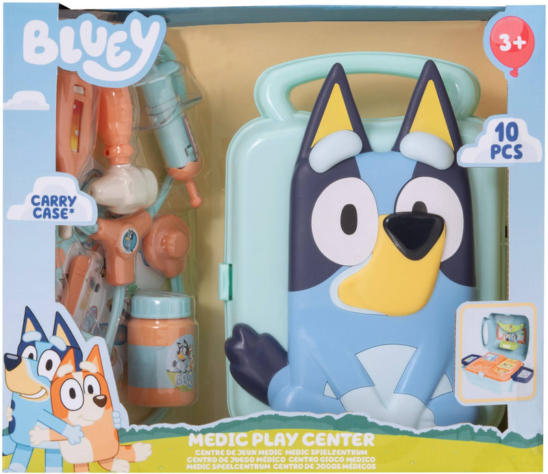Bluey Medic Play Centre Roleplay Toy Set with Medical Accessories, 3+