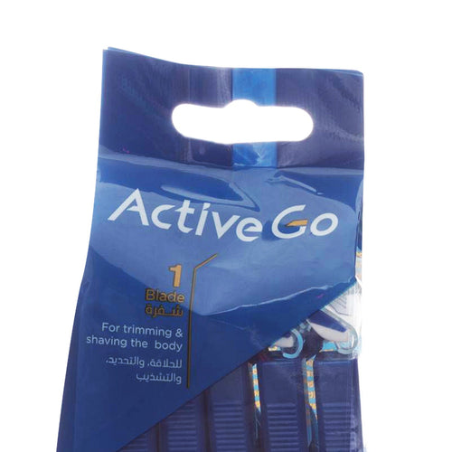 Active Go Body Razors Ceramic-Coated Blades 10 Pieces