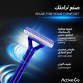 Active Go Body Razors Pivoting Head Ceramic-Coated Blade 3 Pieces