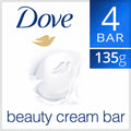 Dove Beauty Bar Soap White 4 Pack, 4 x 135 g