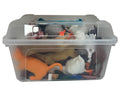 Jia Zhu Farm Animal Playset, Plastic Figures with Map, 14-Piece Set