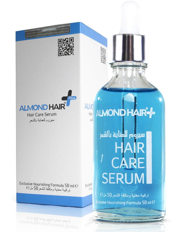 Almond Hair Plus Hair Serum Liquid Formula with Caffeine and Biotin 50 ml