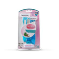 Velveta Disposable Razors for Women 3 Blades Lubricating Strip 3 Pieces