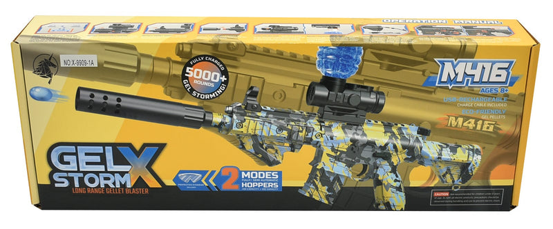 Lifengtai Toys Gel Blaster Storm M416, Two Firing Modes, 1 Pc