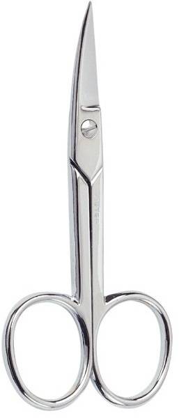 Beter Chrome-Plated Curved Manicure Scissors for Precise Fingernail Trimming