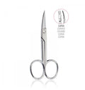 Beter Chrome-Plated Curved Manicure Scissors for Precise Fingernail Trimming