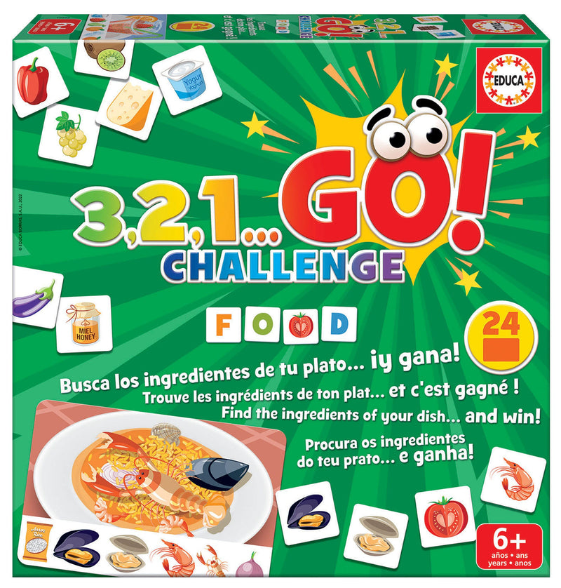Educa Borras 24 Food Puzzle Game with 150 Ingredients