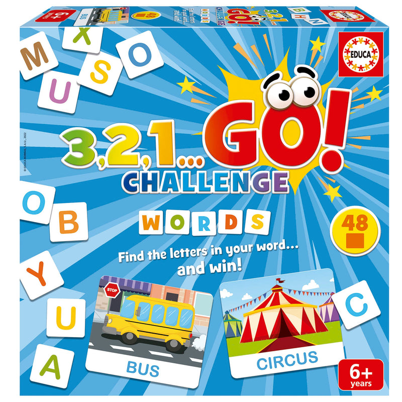 Educa Borras 48 Words Puzzle Game, 150 Letters
