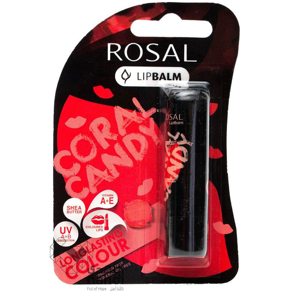 Rosal Lip Balm Moisturizing Coral Candy 4 g