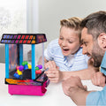 Ambassador Games Electronic Arcade Claw Crane Game Hyper Neon Black Series with 10 Capsules and 6 Tokens