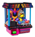 Ambassador Games Electronic Arcade Claw Crane Game Hyper Neon Black Series with 10 Capsules and 6 Tokens