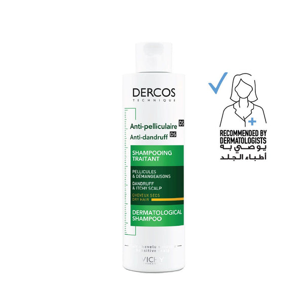 Vichy Dercos Shampoo for Dry Hair with Selenium Sulfide, Liquid, 200 ml