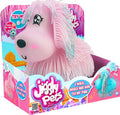 Jiggly Pets Pup Face Expressions Pink Figure Stretchy Hair Soft Texture