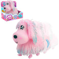 Jiggly Pets Pup Face Expressions Pink Figure Stretchy Hair Soft Texture