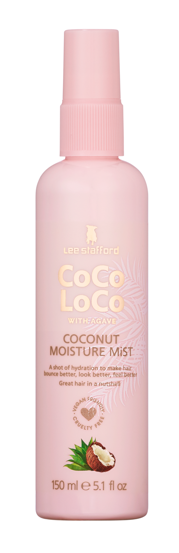 Lee Stafford Coco Loco Coconut Spritz Leave-In Conditioner Spray, Coconut Oil, 150 ml