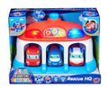 Teamsterz Tiny Tumblers Rescue HQ Playset with Flashing Lights, Siren, Tip Launchers and 3 Cars