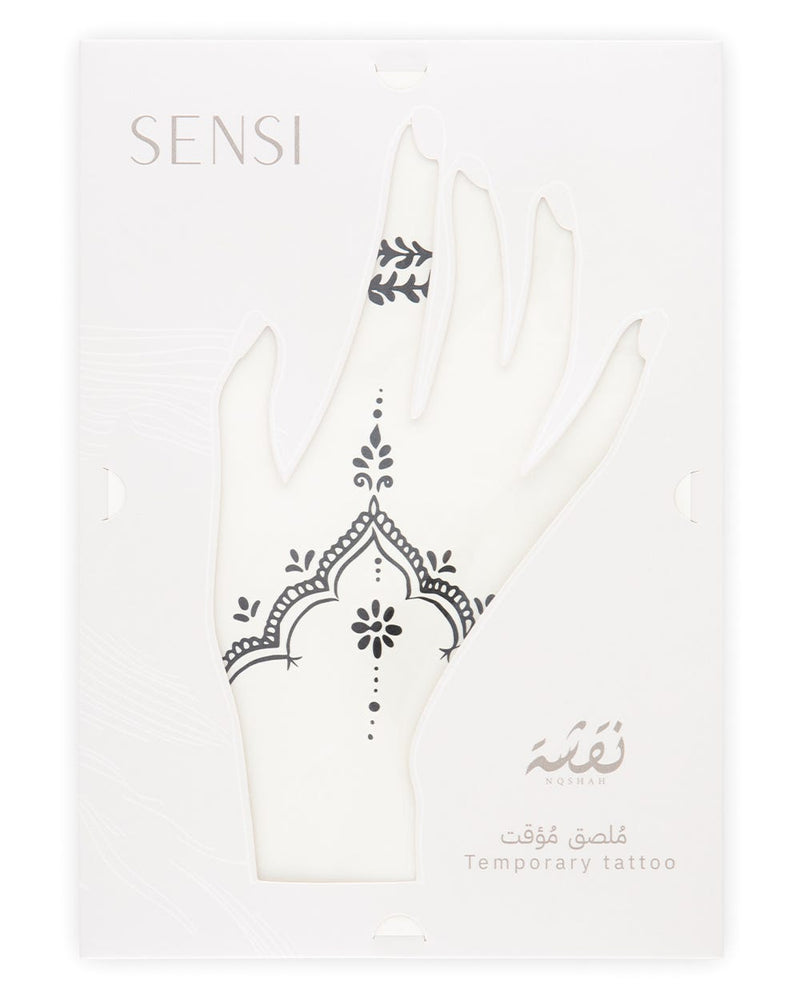 SENSI Nqsha Temporary Henna Tattoo Black #06
